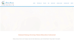 Desktop Screenshot of livingvaluesindonesia.org