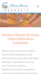 Mobile Screenshot of livingvaluesindonesia.org